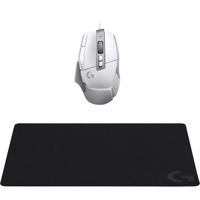 Mouse Logitech G502 X Gaming + Pad, White