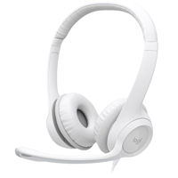 Наушники с микрофоном Logitech H390 USB Headset, White  20Hz-20kHz, Microphone: 100Hz-10kHz, 2.4m cable, 981-001286 (casti cu microfon/наушники с микрофоном)