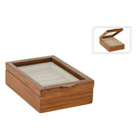 Короб для хранения H&S 46704 pentru bijuterii 12x5x18cm, din lemn