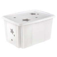 Короб для хранения Keeeper Stars White (12242519) 30L