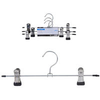 Cuier pentru haine Holland 47064 Набор вешалок для брюк металл Storage 2 зажима, 3шт