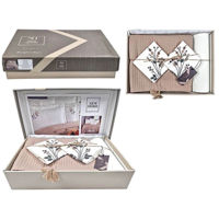 Домашний текстиль Promstore 57065.2 Lenjerie de pat 2pers NewHome Pike Caphichino cu broderie
