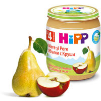 Hipp пюре из груши и яблок, 4+мес. 125г