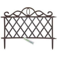 Декор ProGarden 33785 Забор декоративный для сада/огорода 48x36cm ромбики