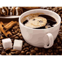 Tablou pe numere Strateg VA-2657 Coffee 40x50