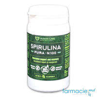Spirulina 100% Pure Organic 500mg caps.N100  Human Care