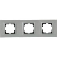 Întrerupător electric Mono Electric Rama 3P aluminiu argint Style