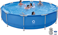 Piscina 9495 L 420x420x84 cm Avenli 17800EU (6417)