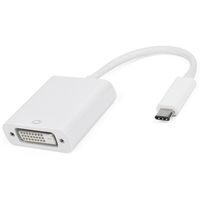 Adapter USB TYPE C to DVI FEMALE, 4KX2K 30HZ,  APC-631001