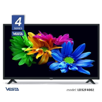 Телевизор 32" LED TV VESTA LD32F4002, 1366x768 HD Ready, AndroidTV, Black