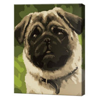 Картина по номерам Art Gallery CX3704 20x30cm Mops dragut