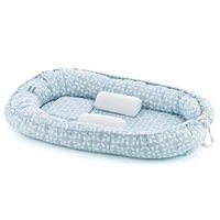Гнездо для новорожденных BabyJem 419 Saltea reductor BabyNest Between parents Blue Clover