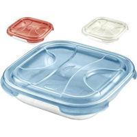 Container alimentare Tontarelli 34805 квадратная Nuvola 0.5l, 16x16x4.7cm