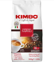Cafea prăjită KIMBO Espresso NAP. 250gr  boabe