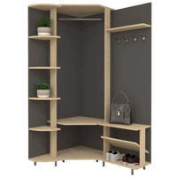 Мебель для прихожей Arta Mobilei Open Grafit 2,3,1 (AM53)