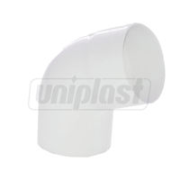 cumpără Cot burlan PVC D. 80 x 67° (alb) CL67080B  FIRST PLAST în Chișinău