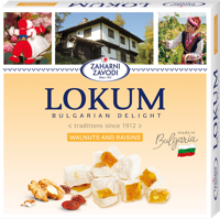 Lokum Turkish delight Walnuts & Raisins 130g