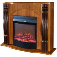 Șemineu electric ArtFlame Clasic & Corsica, 883x950x300 mm, Nuc inchis