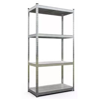 Cтеллаж складской Nex Home Raft metalic Budget 1600x800x400mm, 4 polite metal, galvanizat
