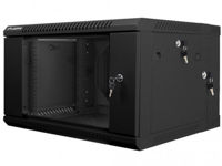 19"  6U Wall Mounted Double Section cabinet, AH6606, 600x500+100x370
