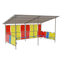 Teren de joacă PlayPark 4608 Pavilion PL- 408 ( cu banci)