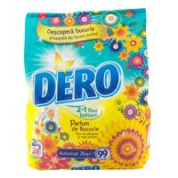 Detergent DERO   2 kg automat 2in1 Flori de SANZIENE + 400g GRATIS