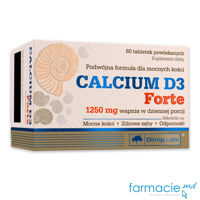 Calciu 625mg+Vit D3 10mcg Forte comp. N60 Olimp