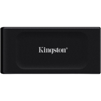 2.0TB Kingston Portable SSD XS1000 Black, USB-C 3.2 (69.5x32.6x13.5mm, 28.7g, R/W:1050/1000 MB/s)