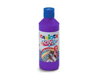 Acuarela acrilica pentru orice suprafata Carioca 250 ml, violet