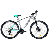 Велосипед Crosser X880 29" 17 21S Shimano+Logan Hidraulic Grey/Green N1R6-R3