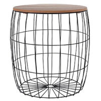 Журнальный столик H&S 46696.3 Masa Toba D31cm H31.5cm metal blat MDF