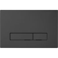 Кнопка смыва Nomi 097-HD пластик черный мат