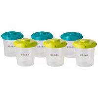 Container alimentare Beaba B912482 Set 6 culori asortate