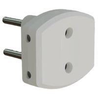 Adaptor electric Neomax NX1019 б/з, 10А, (мини) белый / 73416