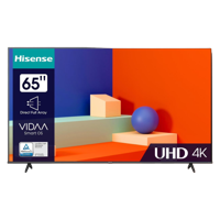 65" LED SMART TV Hisense 65A6K, Real 4K, 3840x2160, VIDAA OS, Black