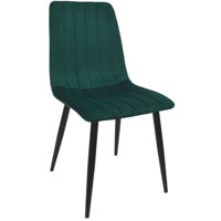 Стул Deco DC-90P N57 Catifea Dark Green+Black Legs