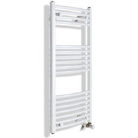 Uscător de prosoape Radiva Haiti 500x1200 mm Curved (alb)