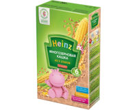 Heinz terci din 5 cereale fără lapte, 6+ luni, 200 g