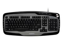 Keyboard Gigabyte K6800, Luxury, Multimedia, Ergonomic, Laser Engraving, RU Layout, Black, USB