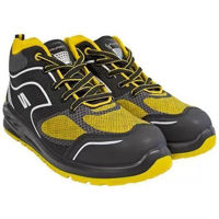 Спецобувь Profmet 345991 Рабочие ботинки из нейлонового трикотажного полотна, размер 41, уровень защиты S3, цвет: чёрный/жёлтый