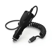 Зарядное устройство для автомобиля Hama 178372 Car charger, micro-USB, 1 A, black