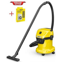 Aspirator cu sac Karcher WD 3 V-17/4/20 (1.628-127.0)+2.863-314.0 Filtru Cadou