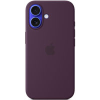 Husă pentru smartphone Apple iPhone 16 Silicone Case with MagSafe Plum MYY43