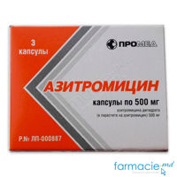 Azitromicina caps. 500mg N3 Promed