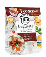 Baguette Flint cu gust aripioare baffalo 55 g + sos dulce si acru 15 g