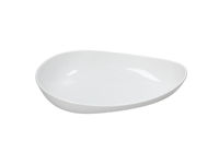 Platou adanc 33X21cm Gourmet, portelan, alb