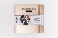 Sketchbook Malevich pentru grafică și markerii Bristol Glamour,nisip auriu. 180 gr, 19х19 cm, 20 foi