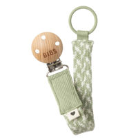 Suzetă BIBS 9401104 Lantisor clip pentru suzeta Sage/Ivory