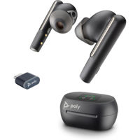 Căști fără fir Plantronics Poly Voyager Free 60 UC (M Carbon Black Earbuds + BT700 USB-C Adapter +Touchscreen Charge Case)