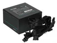 Power Supply ATX 500W Deepcool PF500, 80+, Active PFC,  Black Flat Cables, 120 mm silent fan
